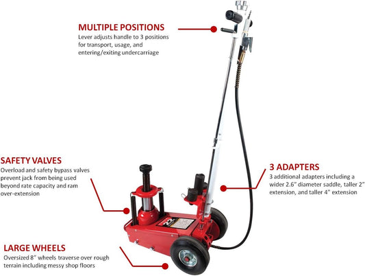 6622 22-Ton, Air/Hydraulic, Truck Jack