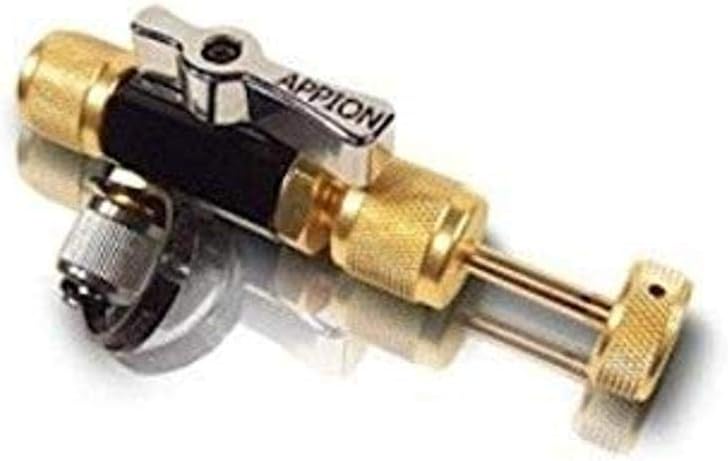 2V Manifold Gauge Set with Appion 1/4 MegaFlow Vacuum-Rated Valve Core Removal Tool