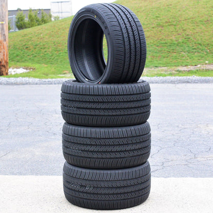 A pair of 2 (2) 255/40R20 101W XL A/S performance tires