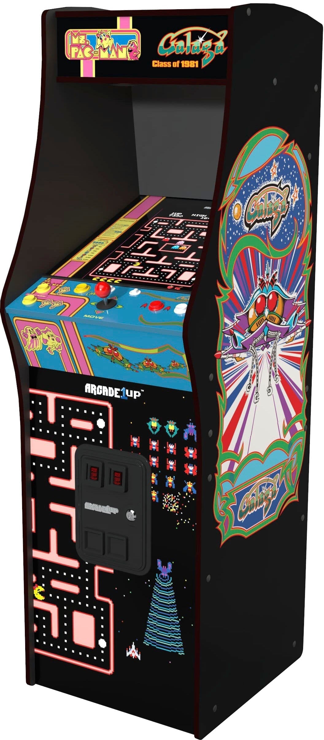 Arcade1Up Class of 81′ Deluxe Arcade Game, Blue – Retro Gaming Console