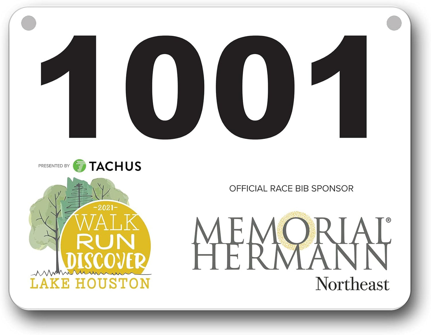 Array Stars Custom Race Bibs Personalized Full Color Printed Race Numbers, Running Bibs
