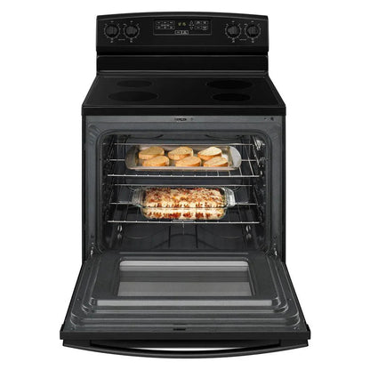 4.8 cu. ft. Electric Range in Stainless Steel Black