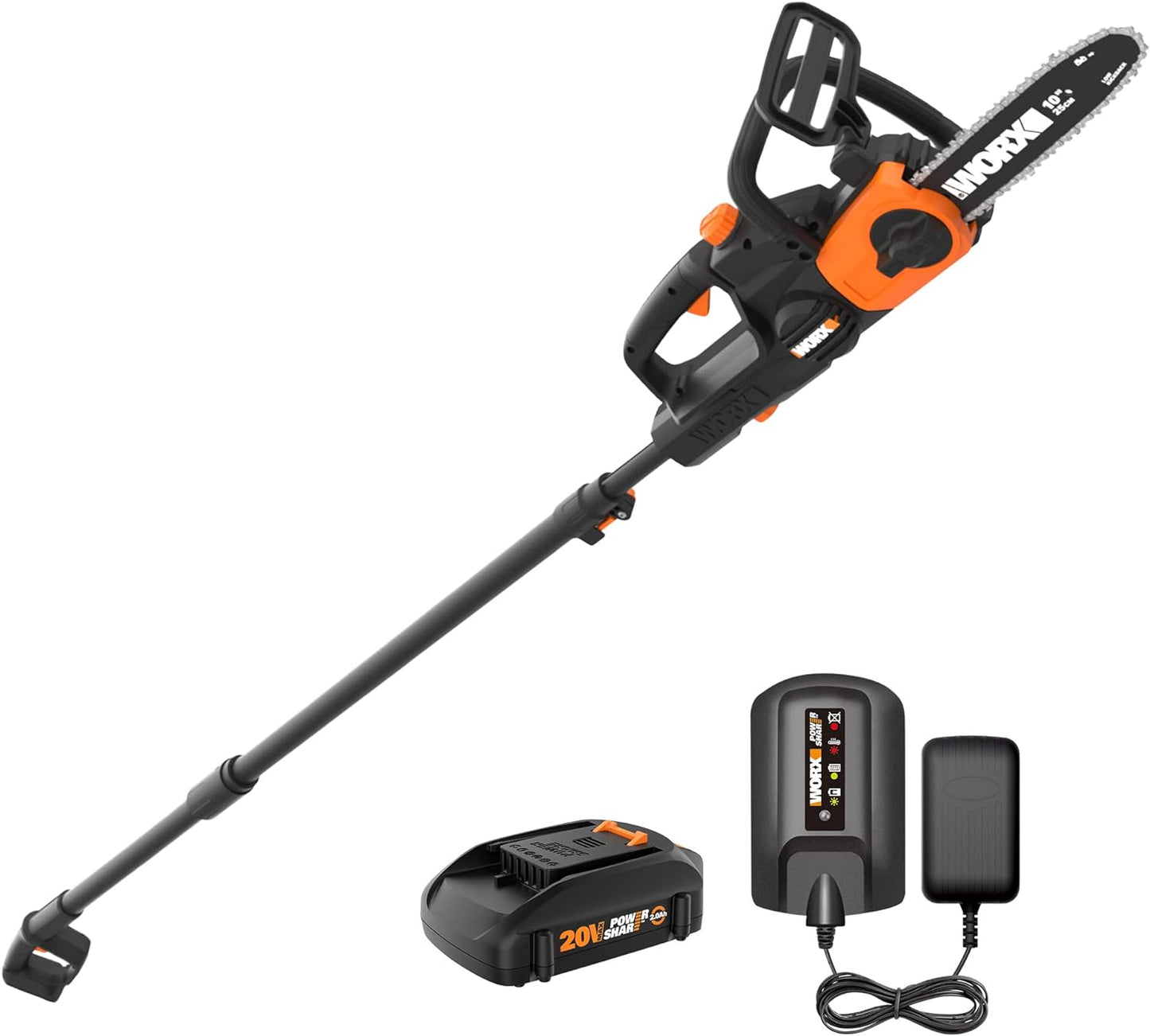 20V GT Revolution 12" 4.0Ah Cordless String Trimmer & Turbine Leaf Blower Power Share Combo Kit - WG930.3 (Batteries & Charger Included)