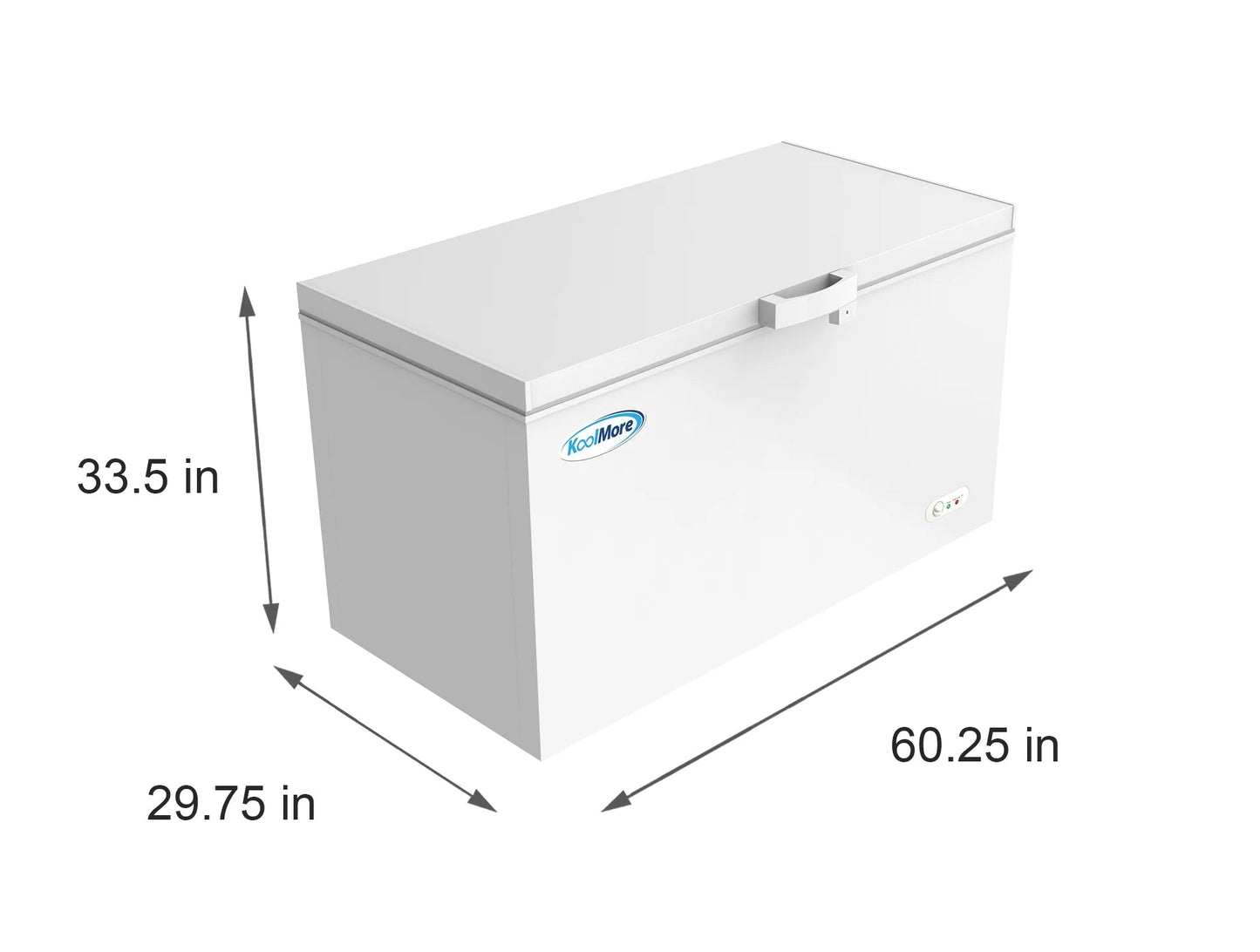 60 in. Commercial Chest Freezer 16 Cu ft.