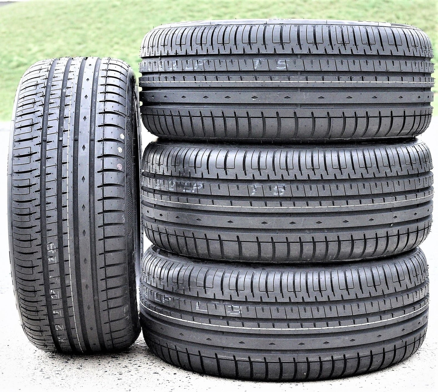 A pair of 2(2) 225/40R20 101W XL AS A/S performance tires