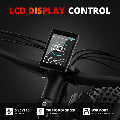 AMYET EB26 750W 720WH UL2849 Electric Bike Mountain Bicycle