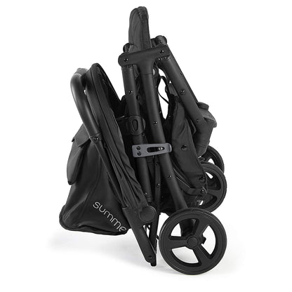 3Dpac CS+ Double Stroller, Black – Car Seat Compatible Baby Stroller – Lightweight Stroller with Convenient One-Hand Fold