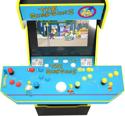 Arcade1Up – The Simpsons 30th Edition Arcade with Stool and Tin – Multi