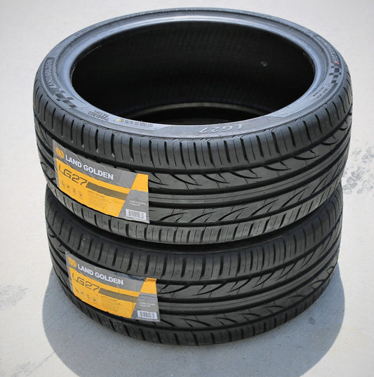 A pair of (2) 245/30R20 ZR 97W XL A/S performance tires
